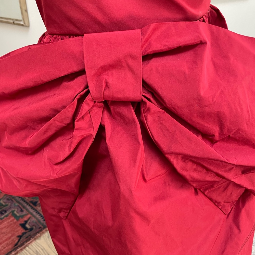 RED Valentino Red Bow Mini Dress - Sz 38 IT / XS - Worn Once - Picture 3 of 15